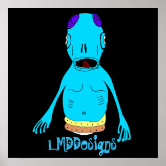 Poster LMDDesignit alien