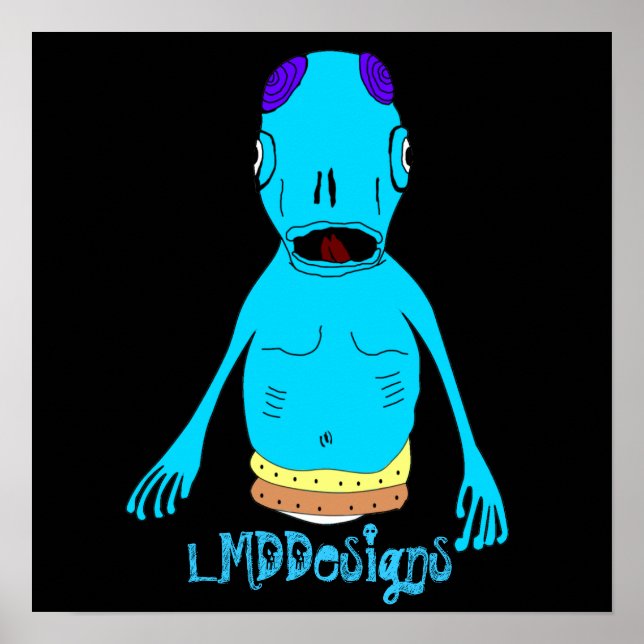 Poster LMDDesignit alien (Devant)