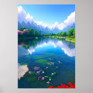 Poster L'Oasis de Blue Mountain