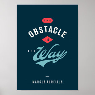 Poster L'Obstacle Est La Manière