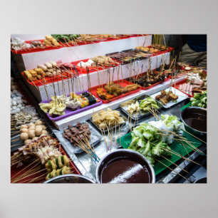 Poster Loc Loc malaisien Hot Pot Set Asiatiques Aliments