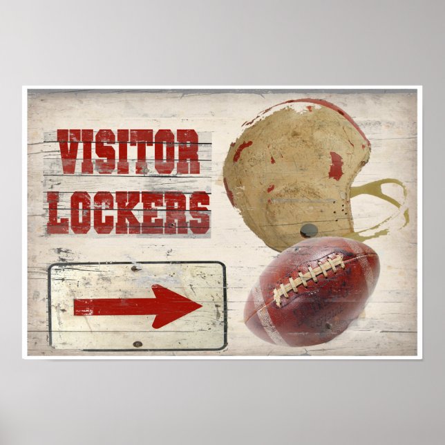 Poster Localisateur de visiteurs de football (Devant)