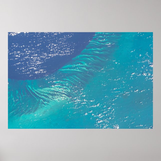 Poster L'Océan Atlantique Au Bord Des Bahamas (Devant)