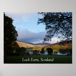 Poster Loch Earn Scotland