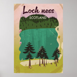 Poster Loch Ness Écosse
