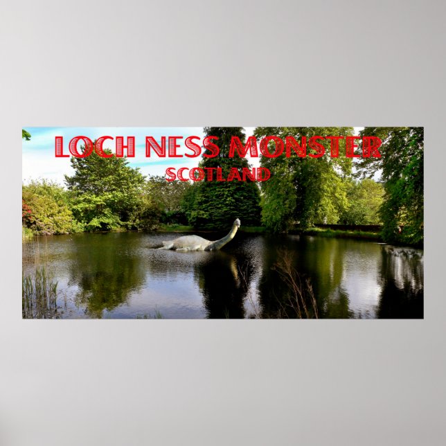 Poster loch ness monster scotland (Devant)