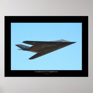 Poster Lockheed F-117 Nighthawk