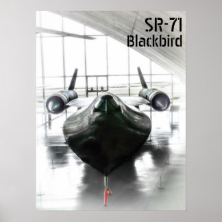 Poster Lockheed SR-71 Blackbird