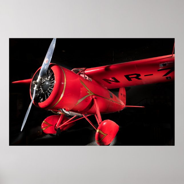 Poster Lockheed Vega 5B, toile Amelia Earhart Imprimer (Devant)