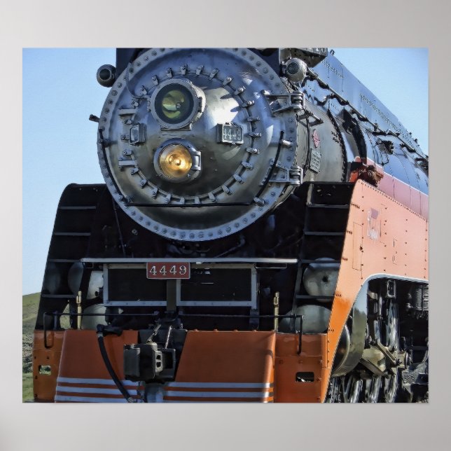 Poster Locomotive à vapeur d'Express (Devant)
