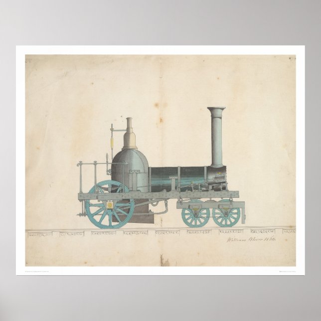 Poster Locomotive Design (1344) (Devant)