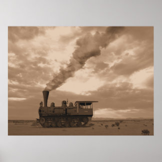 Poster Locomotive sans tracteur