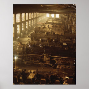 Poster Locomotive Shop, 1942