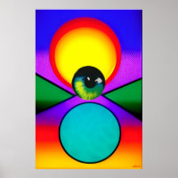 L'Oeil Drop Ken Gage Art Psychédélique