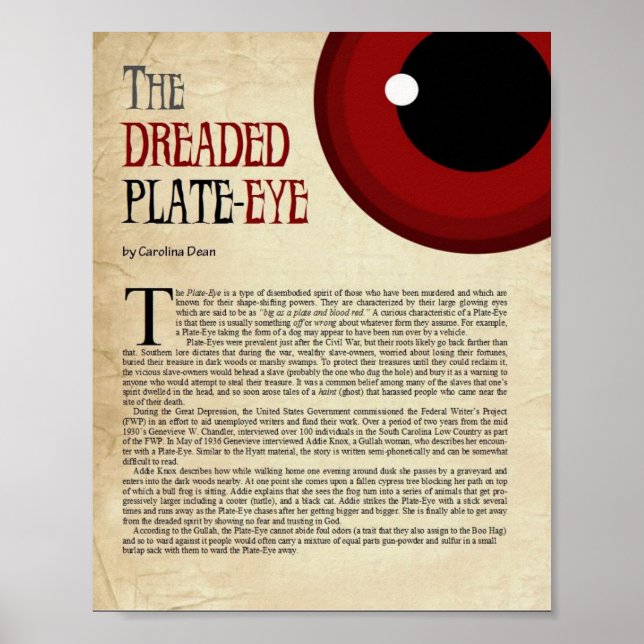 Poster L'Oeil-Plaque Redouté (Devant)