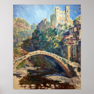 Poster L'œuvre d'art de Claude Monet - Le Château de Dolc