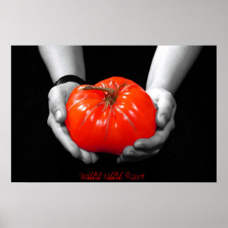 POSTER L'OFFRE EN ROUGE