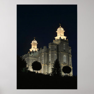 Poster Logan Utah, temple LDS