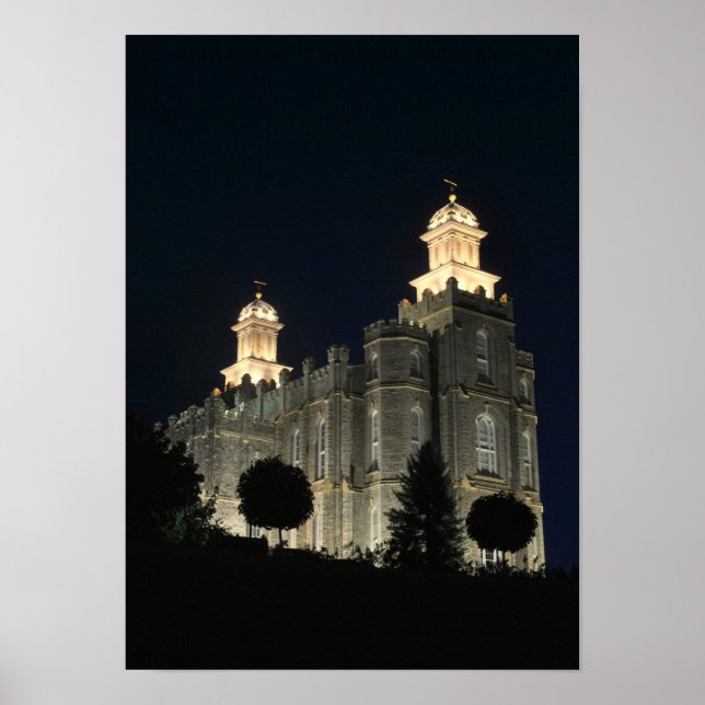 Poster Logan Utah, temple LDS (Devant)