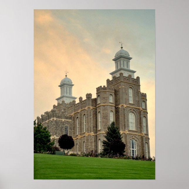 Poster Logan Utah, temple LDS (Devant)