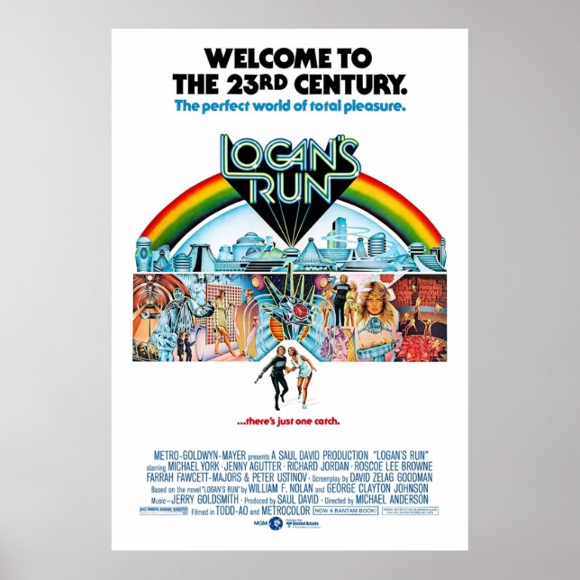 Poster Logans Run 1976 (Devant)