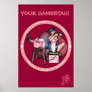 Poster Logo 2 de rose de boite de Pandore d'affiche de