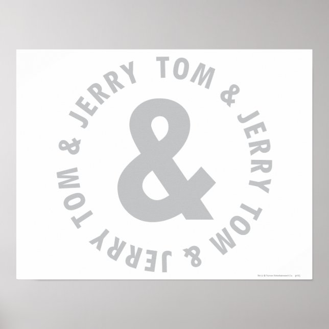 Poster Logo 2 Tom et Jerry Round (Devant)
