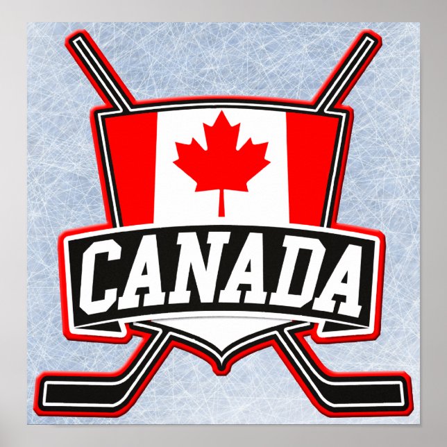 Poster Logo canadien de hockey (Devant)