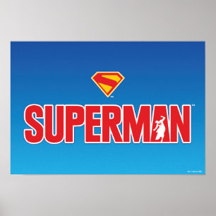 Poster Logo classique Superman Bold
