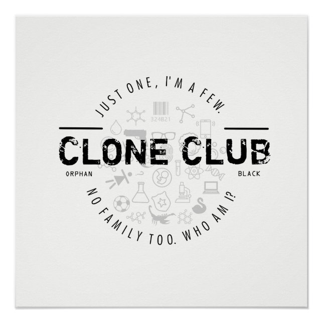Poster Logo Clone Club (Devant)