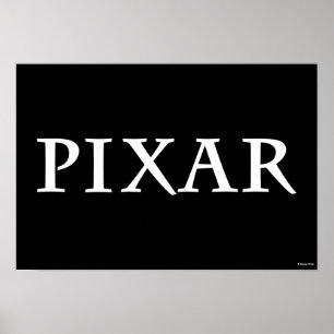 Poster Logo de couleurs personnalisées Pixar