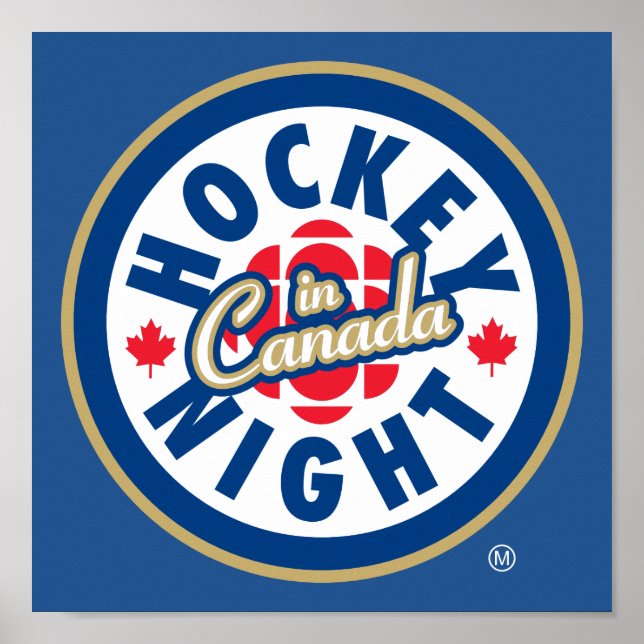 Poster  Logo de Hockey Night in Canada (Devant)
