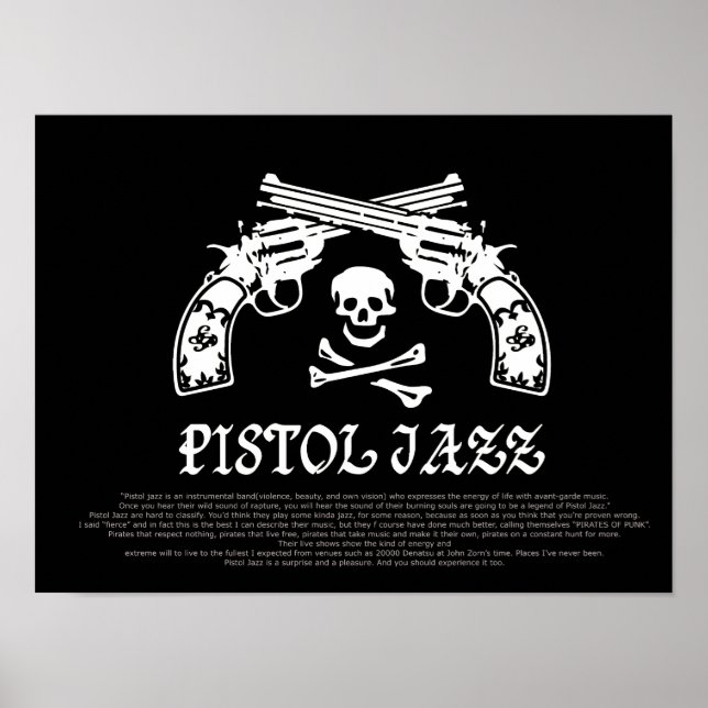 POSTER LOGO DE JAZZ PISTOL ポ ス ー (Devant)