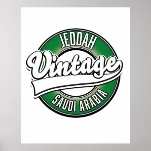 Poster logo de jeddah arabie saoudite