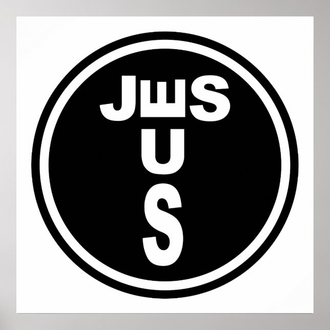 Poster Logo de Jésus (Devant)