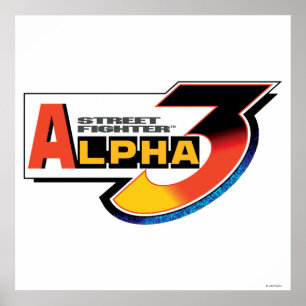 Poster Logo de Street Fighter Alpha 3