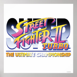 Poster Logo de Street Fighter II Turbo UC