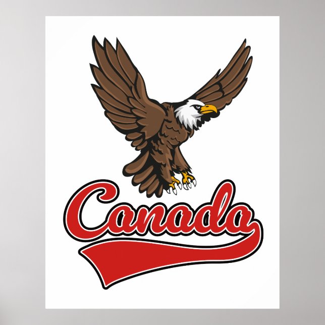 Poster logo de Voyage Canada (Devant)