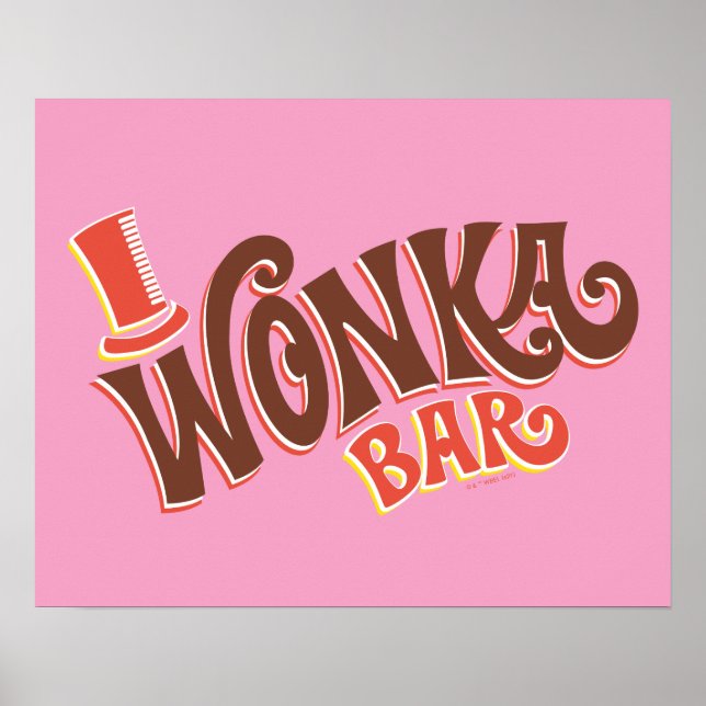 Poster Logo de Wonka Bar (Devant)