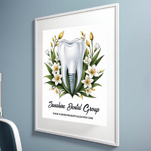 Poster Logo Dentiste Moderne