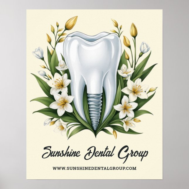 Poster Logo Dentiste Moderne (Devant)
