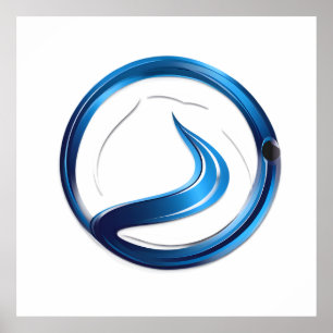 Poster logo des services de plomberie