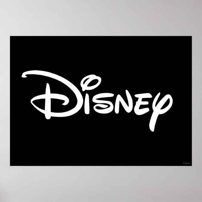 Poster Logo Disney White (Devant)