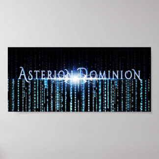 Poster Logo du dominion de l'aserion (10x4.5)