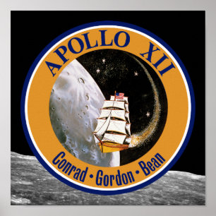 Poster Logo du patch de mission Apollo 12