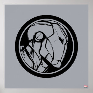 Poster Logo du profil d'Iron Man