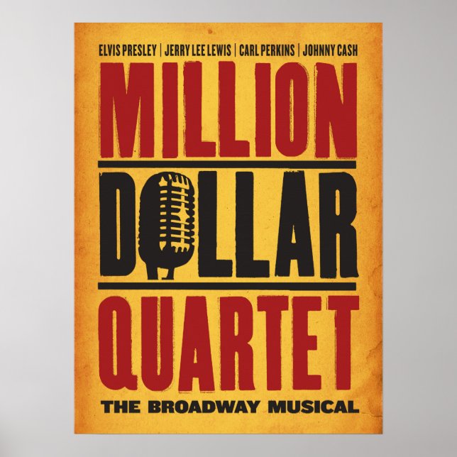 Poster Logo du quatuor à millions de dollars (Devant)