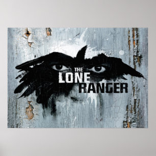 Poster Logo du Ranger Lone avec Masque 2