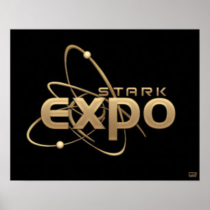 Poster Logo empilé Stark Expo