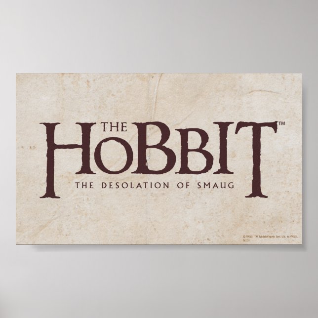 Poster Logo Hobbit - foncé (Devant)